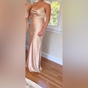 Revelry Champagne Bridesmaid Dress